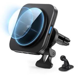 Image of ESR Car Mount with 15W Magnetic Wireless Car Charger