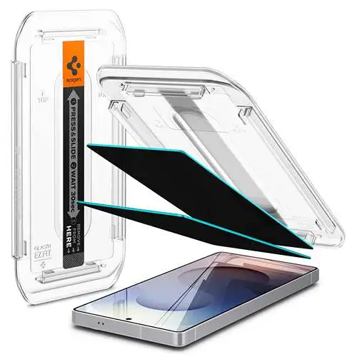 IMAGE OF SPIGEN S25 ULTRA PRIVACY TEMPERED GLASS